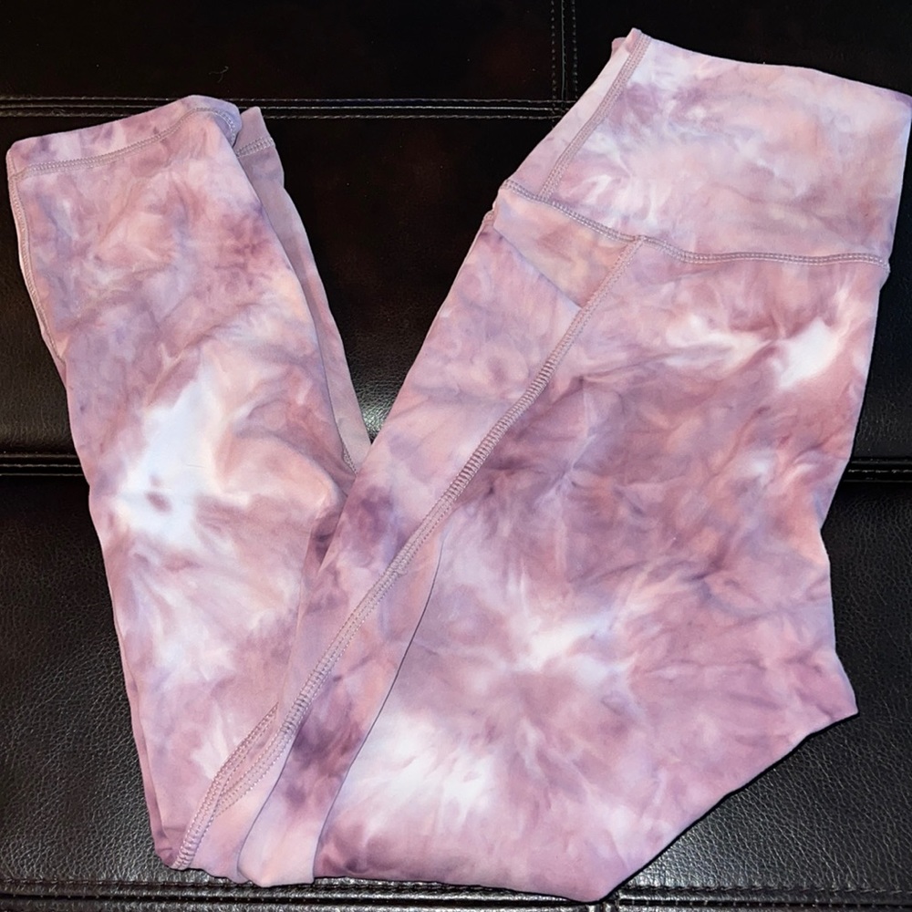 Senita leggings SM tye dye purple